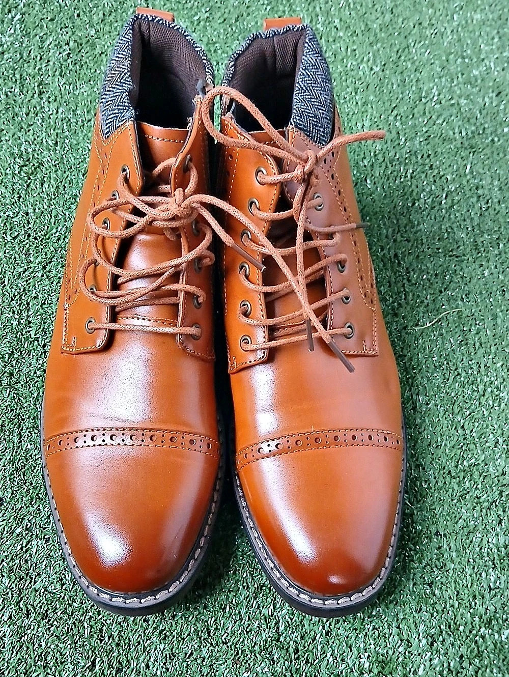 💪Bruno Marc Warner-1 Men's Brown Boots US 7.5
